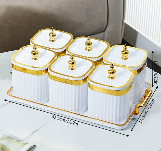 Instagram-style spice jar set