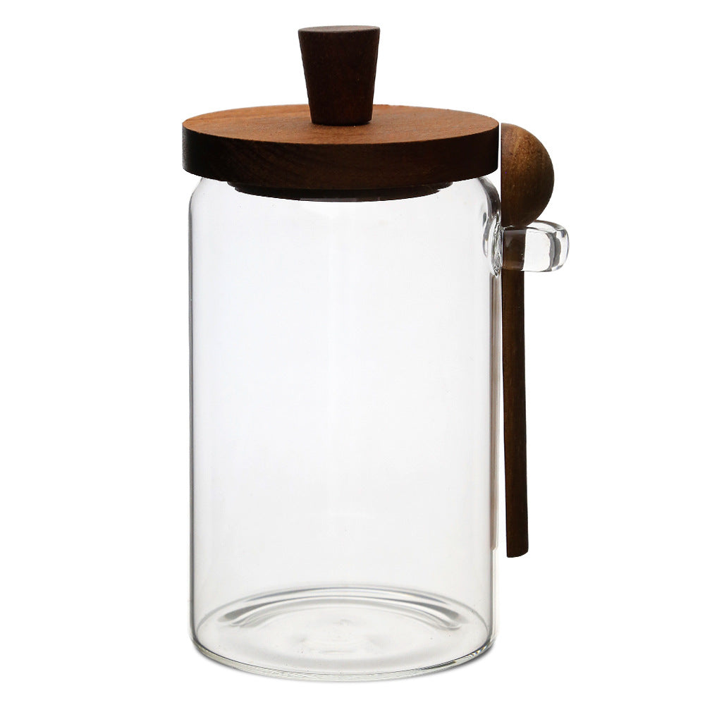 Apothecary Glass Storage Jars — Set of 6