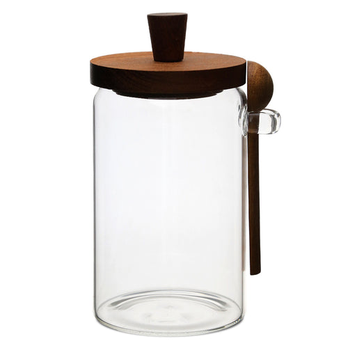 Apothecary Glass Storage Jars — Set of 6