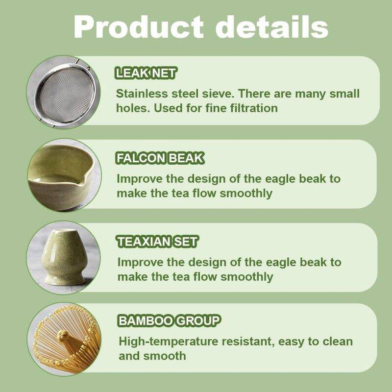 Traditional Matcha Set — Bamboo Whisk + Ceramic Bowl