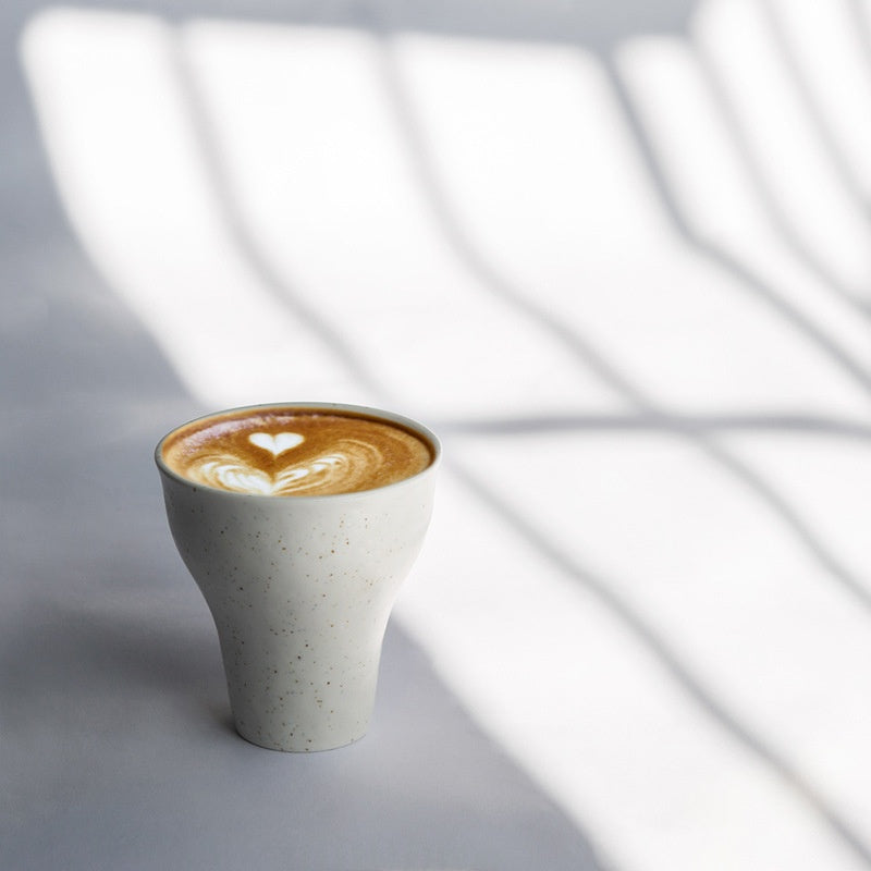 Ink-Splashed Ceramic Latte Mug