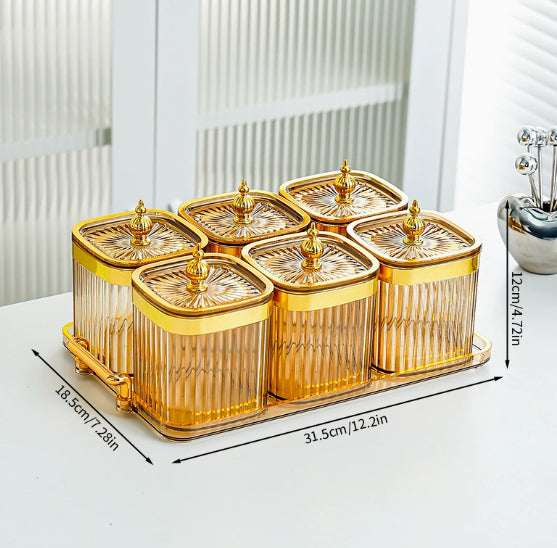 Instagram-Style Spice Jar Set — 8-Piece