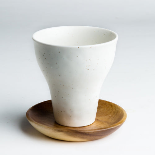 Ink-Splashed Ceramic Latte Mug