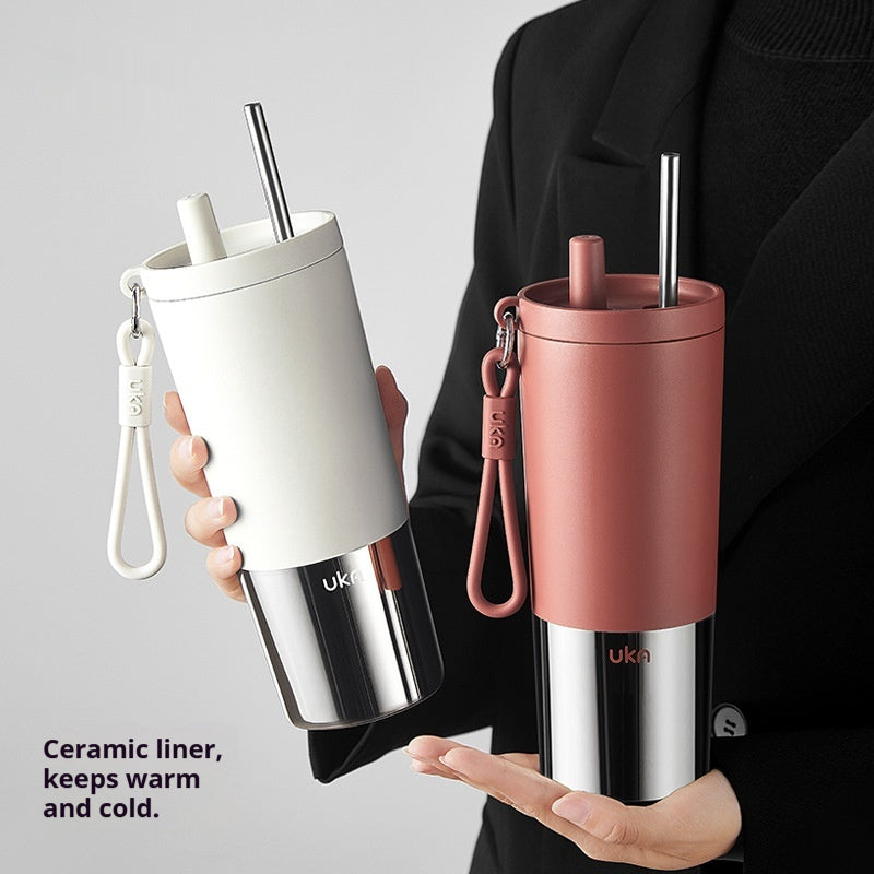 Portable Ceramic Travel Coffee Mug