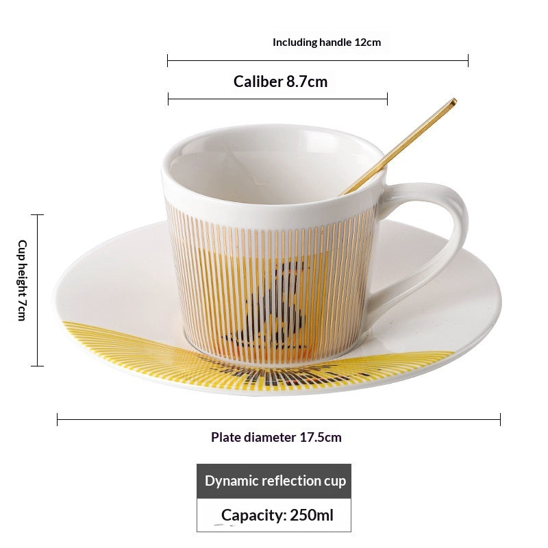 Reflection Sculpted Ceramic Mug