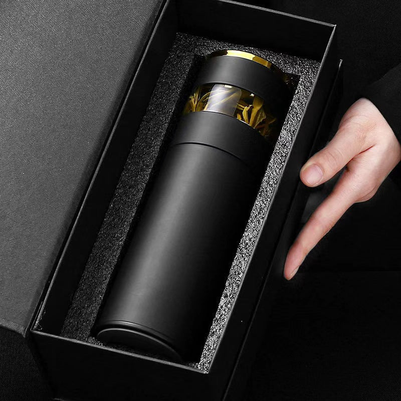 Smart Temperature-Display Insulated Tea Mug